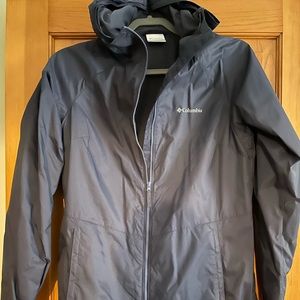 Fleece lined hooded jacket